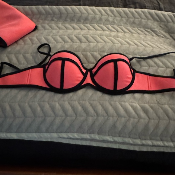 Triangl triangle neoprene bikini med lg scuba bikini orange pink - Picture 8 of 8